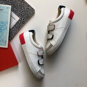 Boden Leather Low Top Antique White